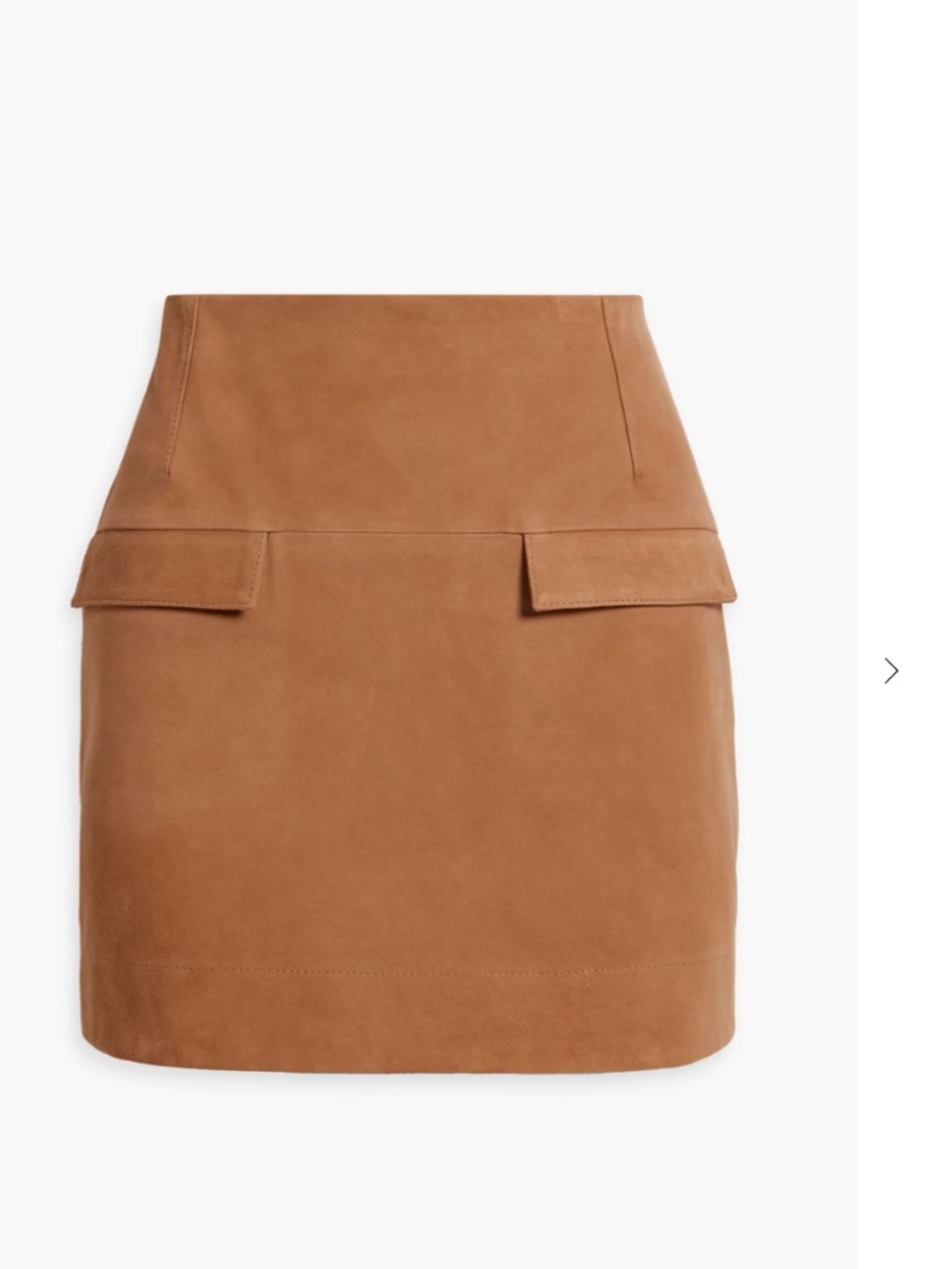 Loulou Studio Women's Brown Suede Mini Skirt Size S